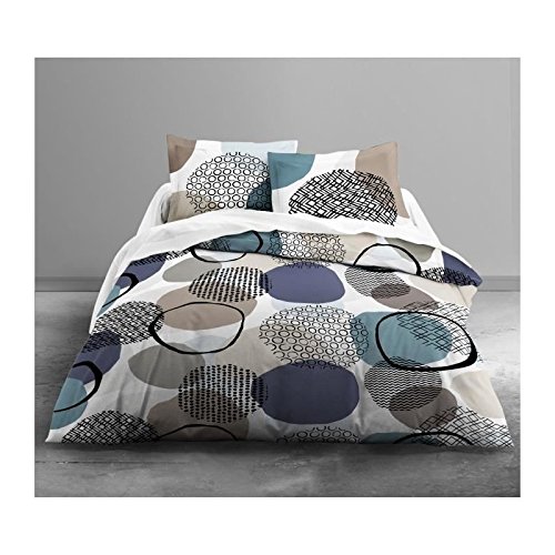 Parure de couette enjoy bo-wi 100% coton - 1 ho...