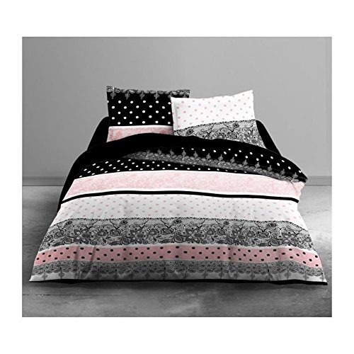 Parure de couette enjoy boudoir 100% coton - 1 ...