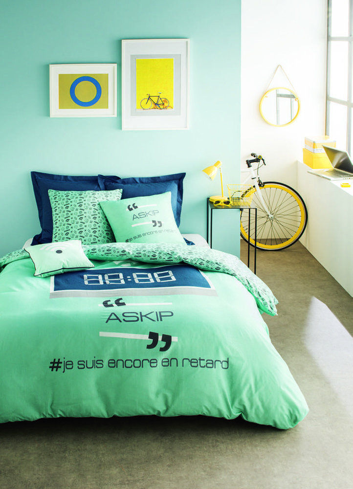 PARURE HOUSSE DE COUETTE 200 X 200 CM + 2 TAIES...