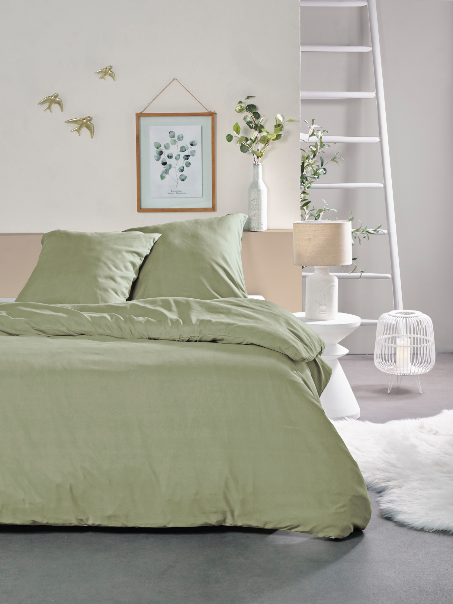 PARURE HOUSSE DE COUETTE 200X200 CM + 2 TAIES D...