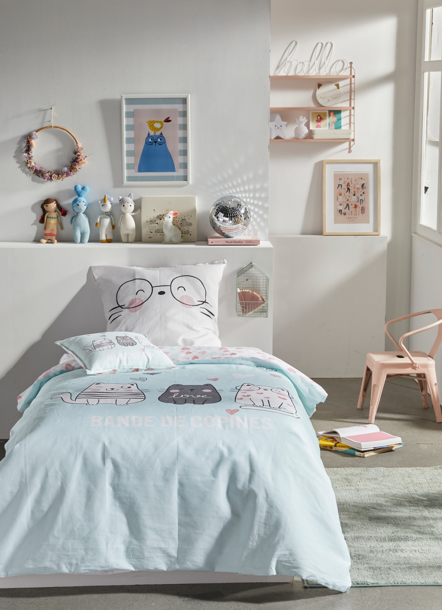 PARURE HOUSSE DE COUETTE 140X200 CM + 1 TAIE D'...