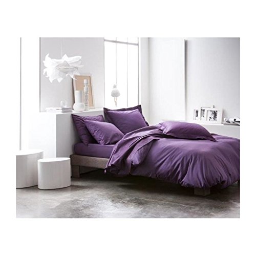 Today 201504 Drap Plat Coton Violet Foncé 180 x...