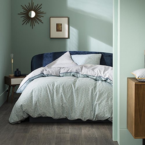 Parure de couette faience cadix 100% coton - 1 ...