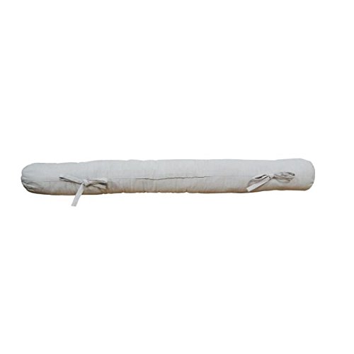 Boudin bas de porte lineo 100% coton 90x10 cm gres