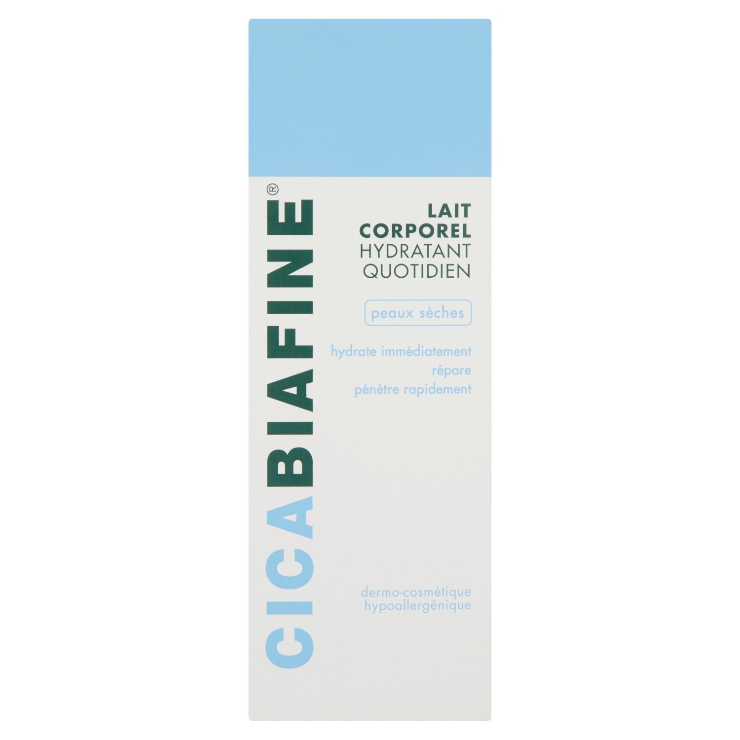 CICABIAFINE Lait hydratant peaux sèches CICABIAFINE code EAN 3574660450743 