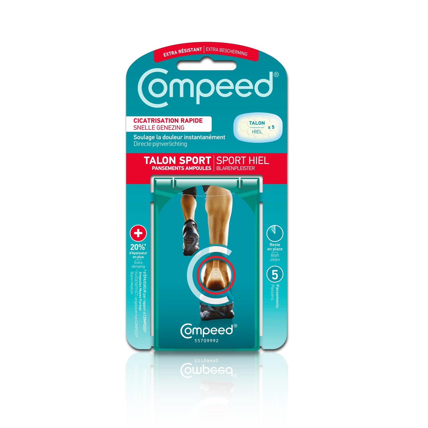 Pansements cicatrisation rapide pour talons spo...