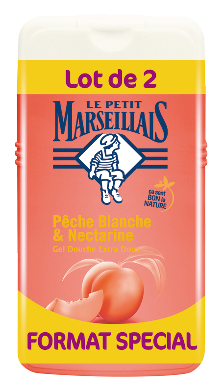 DOUCHE EXTRA DOUX PÊCHE/NECTARINE le petit mars...