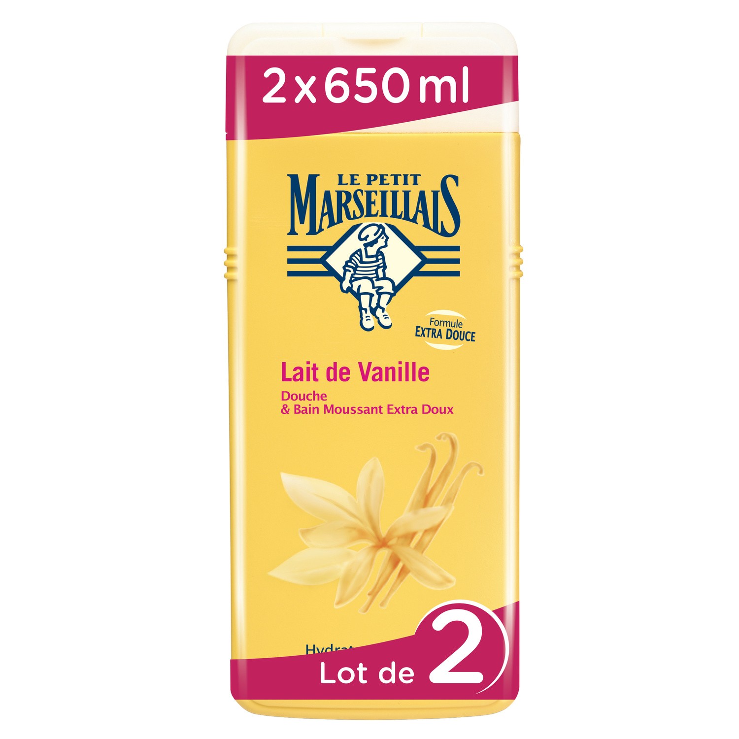 Gel douche lait de vanille LE PETIT MARSEILLAIS