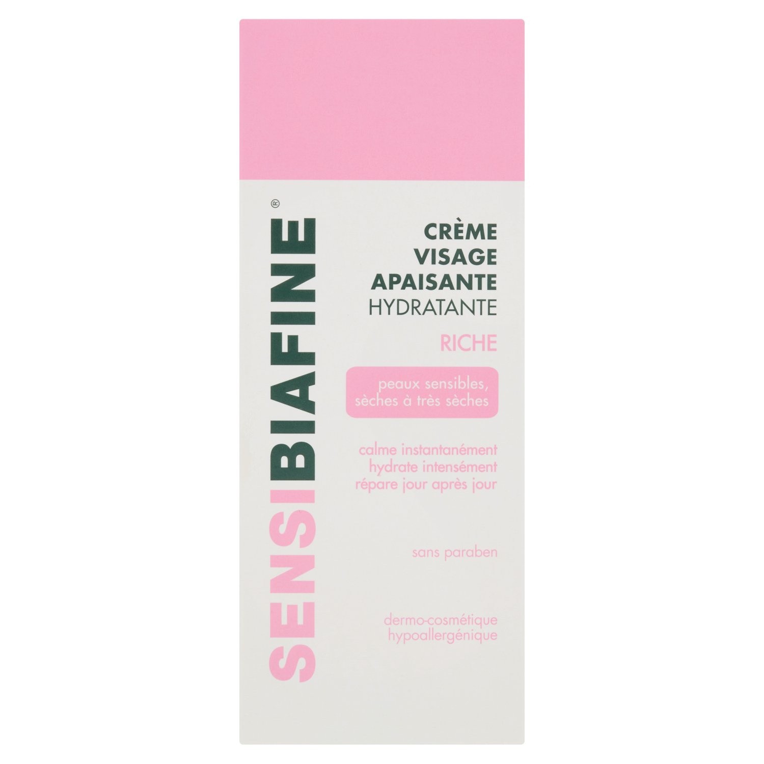 Crème visage hydratante peaux sensibles SENSIBI...