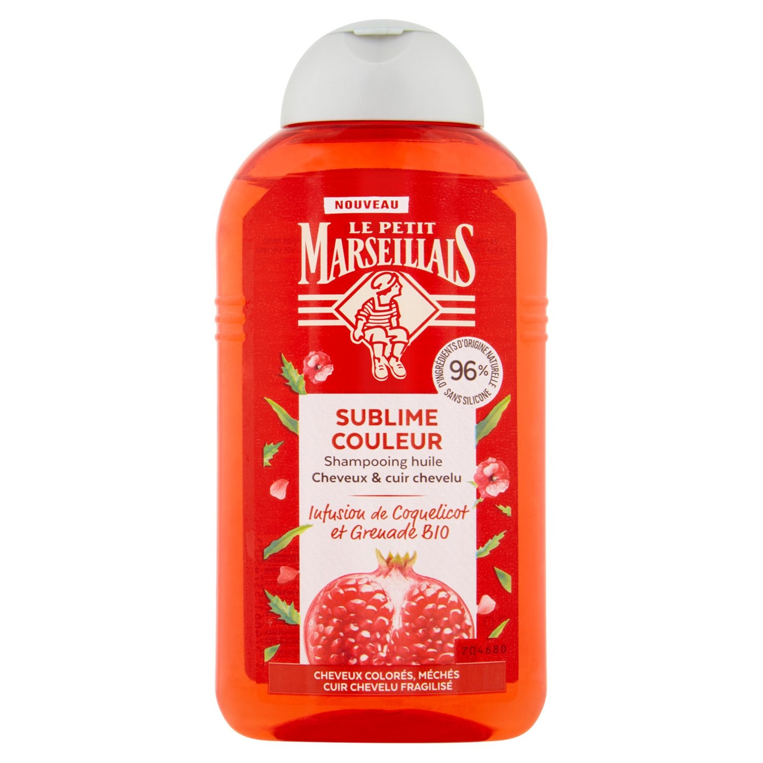 Shampoing coquelicot grenadine Bio LE PETIT MAR...
