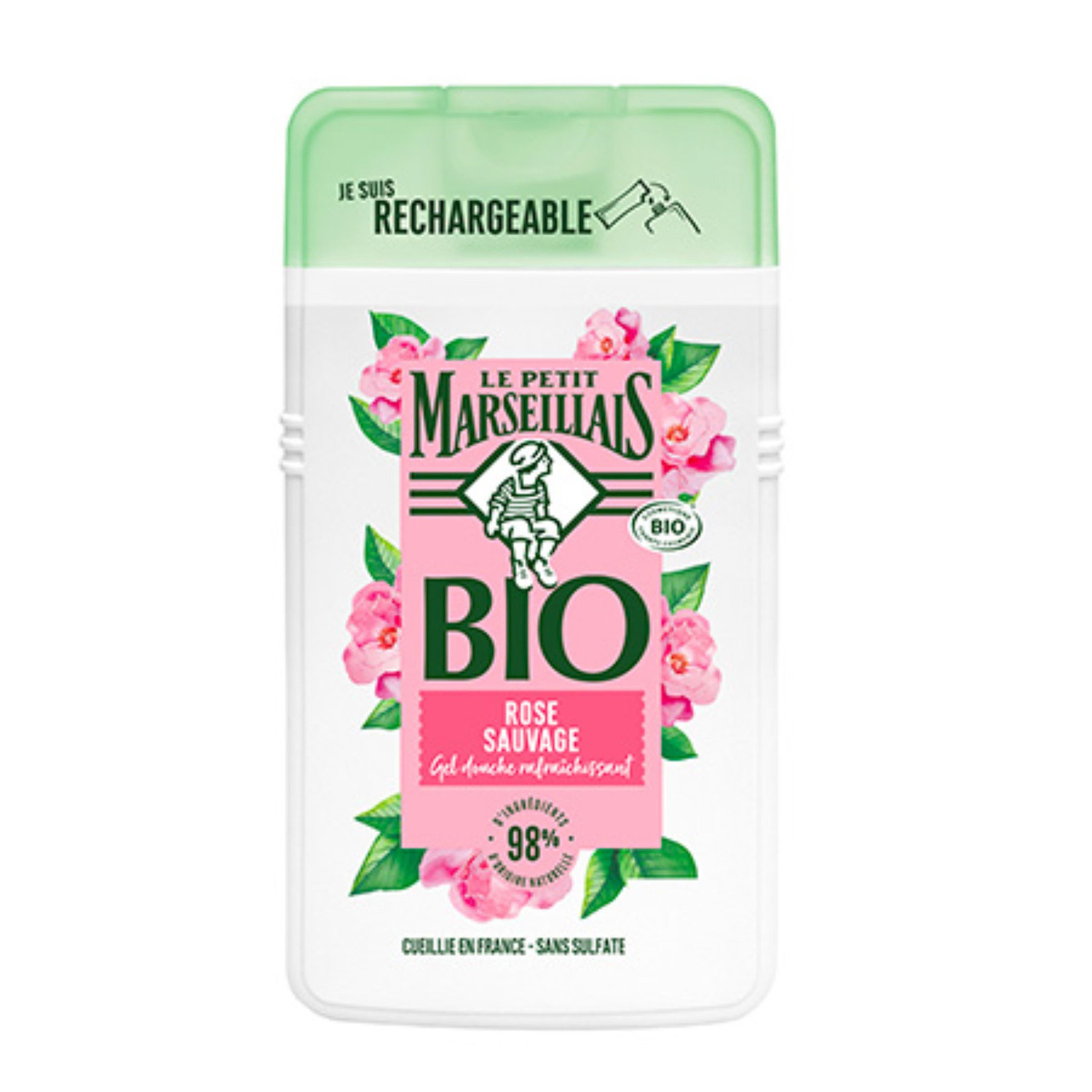 Gel douche rose sauvage Bio LE PETIT MARSEILLAIS