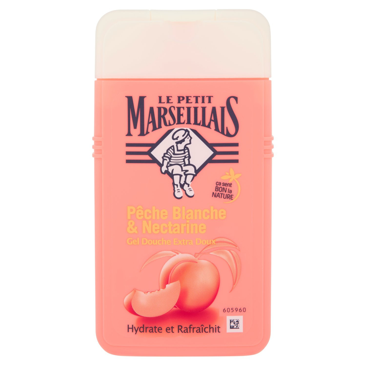 Gel douche pêche nectarine LE PETIT MARSEILLAIS