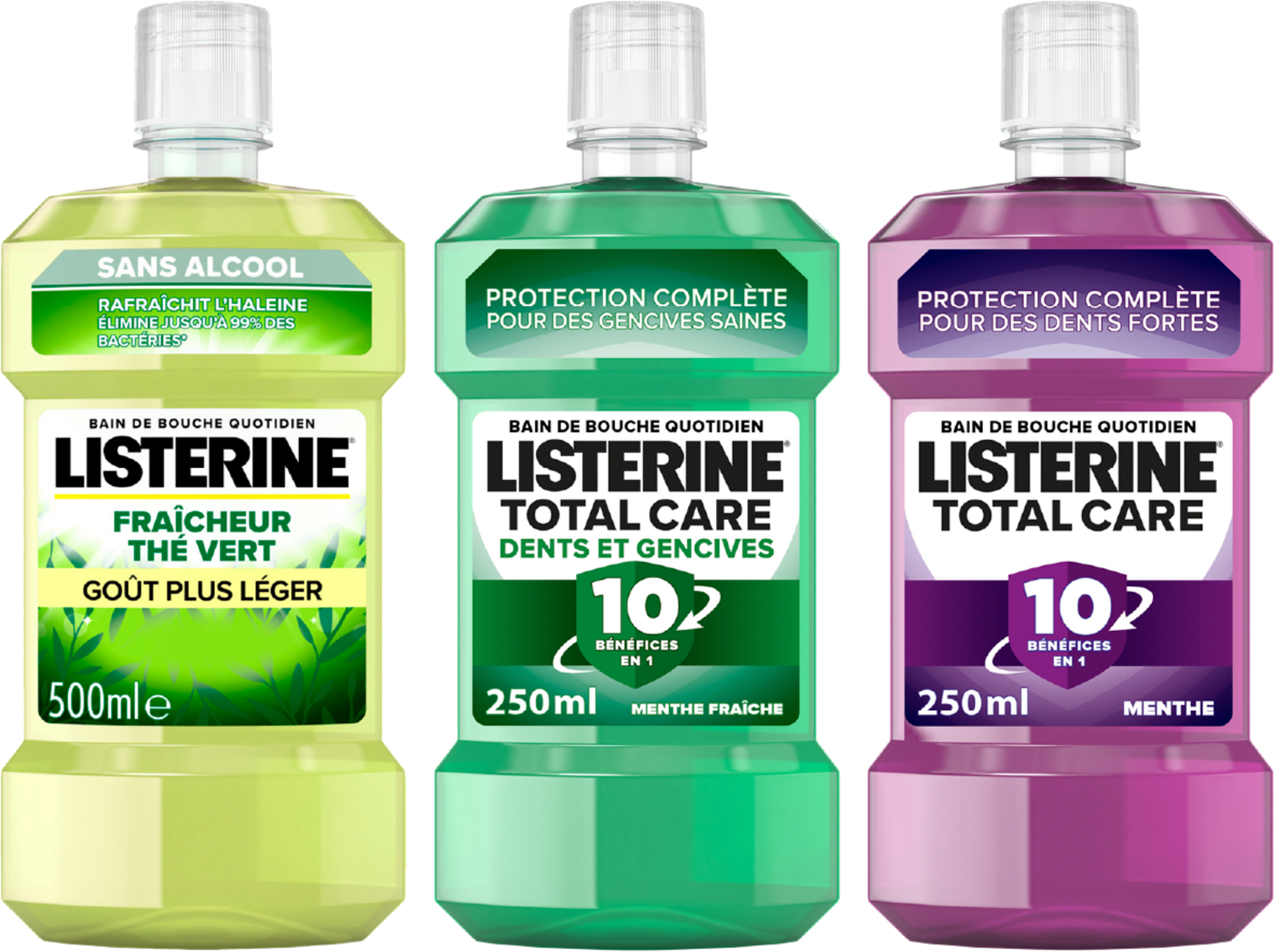 LISTERINE SUR LES PRODUITS PRÉSENTS EN MAGASIN DE LA GAMME "LISTERINE" code EAN 3574661810898 
