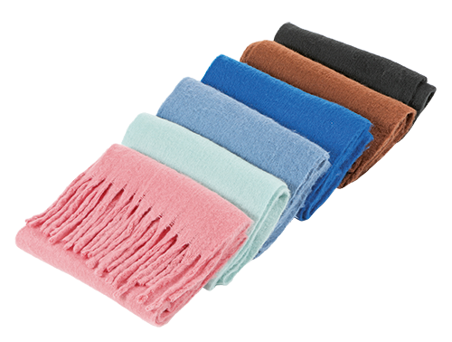  ÉCHARPE UNIE À FRANGES code EAN 3574830038153 