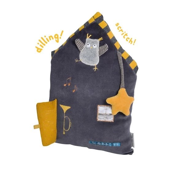  Moulin Roty Coussin d'activités maison Les Moustaches   code EAN 3575676661321 