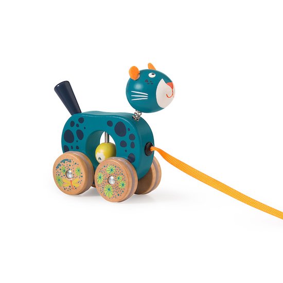  Moulin Roty Petite panthère à tirer Dans la jungle   code EAN 3575676683637 