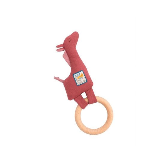  Moulin Roty Anneau-hochet en bois Girafe Sous mon baobab   code EAN 3575676690086 