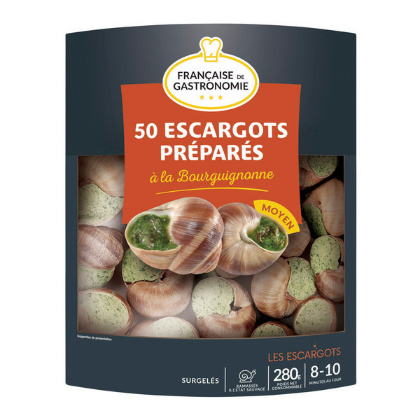 Escargots préparés à la Bourguignonne surgelés