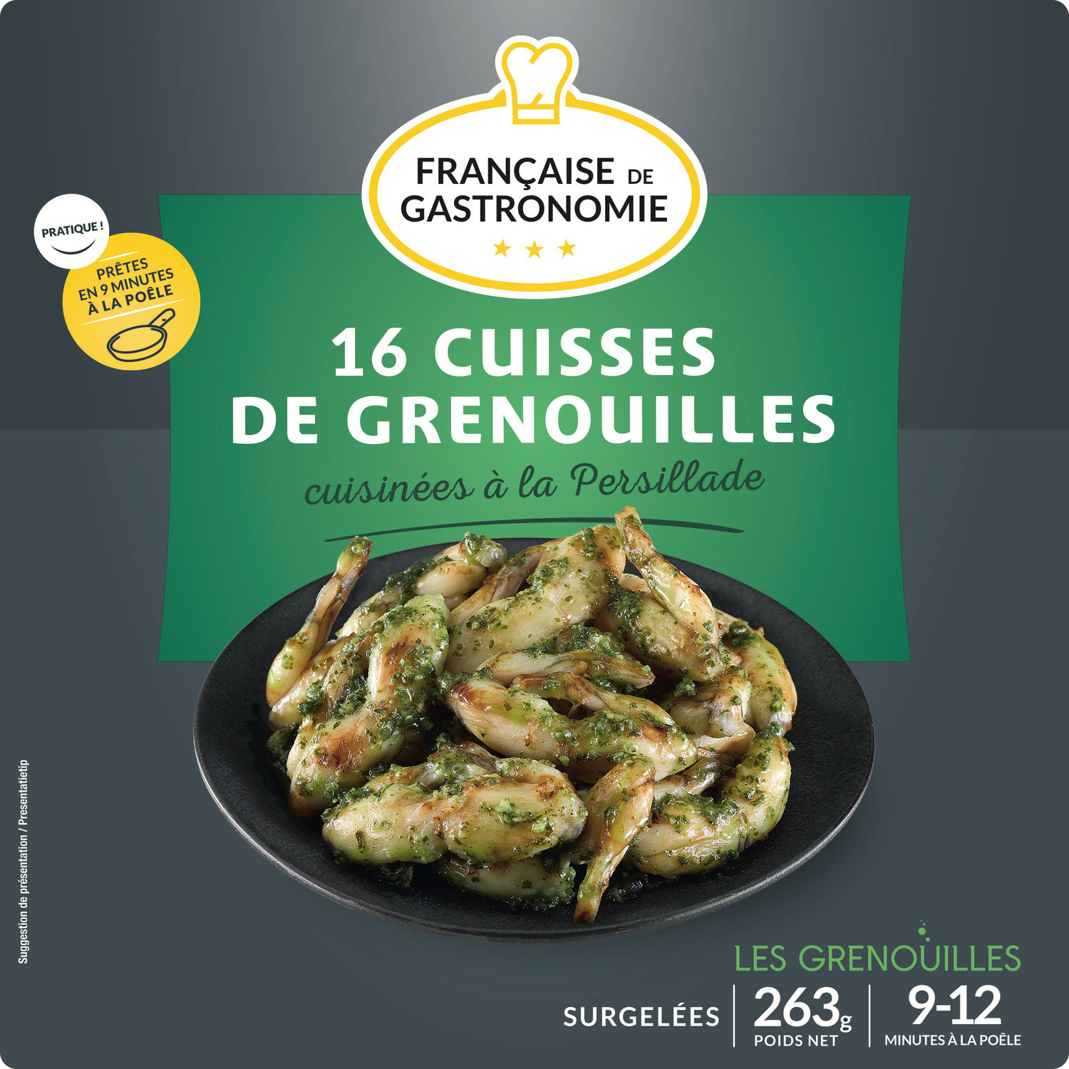FRANCAISE DE GASTRONOMIE Cuisses de Grenouilles à la Persillade FRANCAISE DE GASTRONOMIE code EAN 3576280117839 