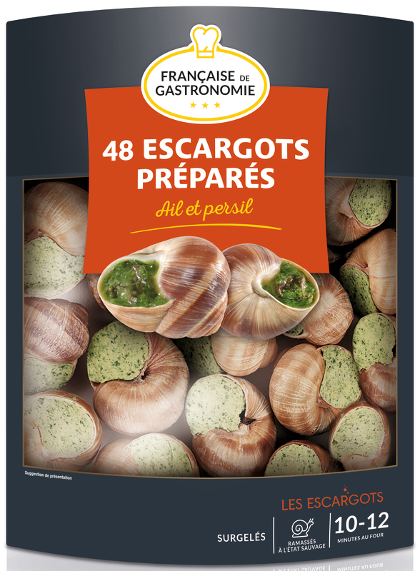 48 ESCARGOTS A LA BOURGUIGNONNE BELLE GROSSEUR ...