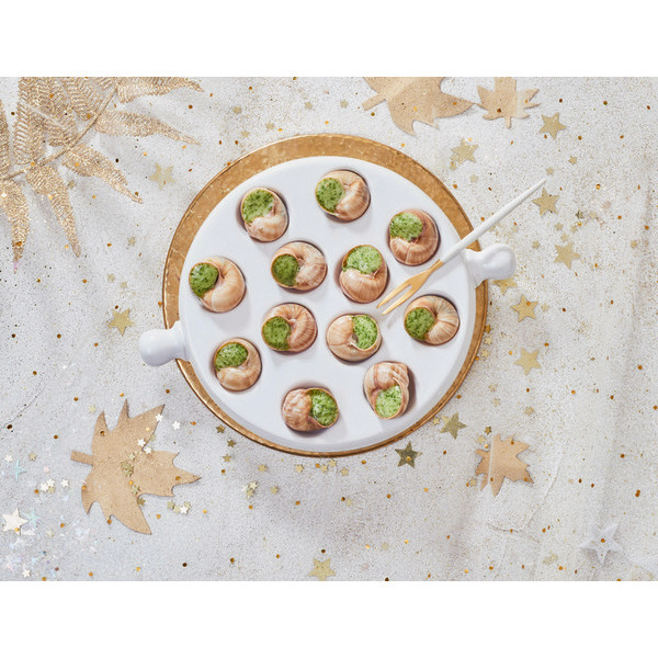 Escargots de Bourgogne préparés à la Bourguigno...