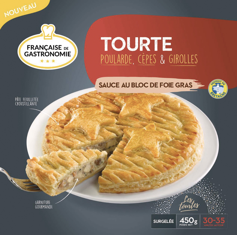 TOURTE POULARDE CEPES GIROLLES F DEGASTRO 3576280233508 F DEGASTRO