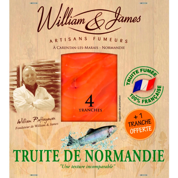  Truite Fumée De Normandie William & James code EAN 3578030002136 
