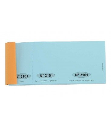 Pack 10 Carnets de 100 Tickets en 3 coupons num...