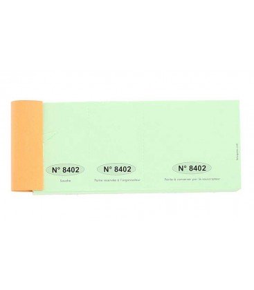 Pack 10 Carnets de 100 Tickets en 3 coupons num...