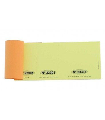 Pack 10 Carnets de 100 Tickets en 3 coupons num...