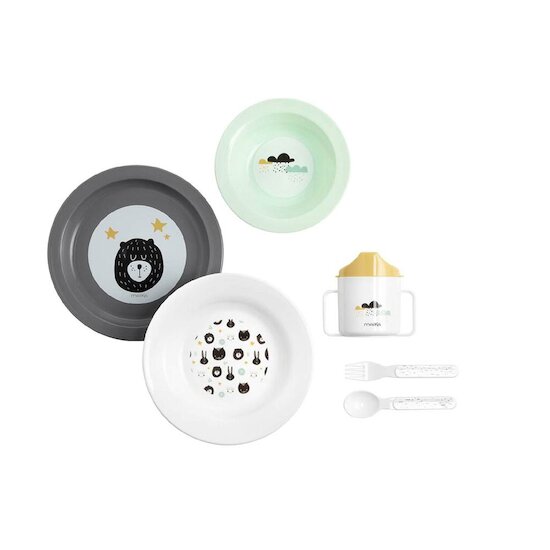  Maïka Coffret Repas Ours Nuage Ourson  code EAN 3583678127080 