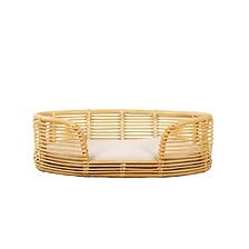 Panier ovale HEBE pour chien et chat en rotin c...