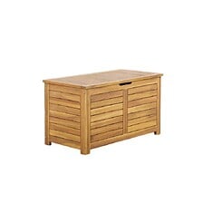 BEAU RIVAGE BEAU RIVAGE Coffre de jardin TERA en bois d'acacia blanchi FSC 90x45x50 c ... code EAN 3584179070400 