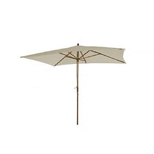 BEAU RIVAGE BEAU RIVAGE Parasol droit HOANI rectangulaire 3x2m - toile beige clair code EAN 3584179070462 