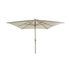 BEAU RIVAGE BEAU RIVAGE Parasol droit MOANA carré 3x3m - toile beige clair code EAN 3584179070479 