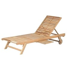 BEAU RIVAGE BEAU RIVAGE Bain de soleil MOLA en bois d'acacia blanchi FSC code EAN 3584179070752 