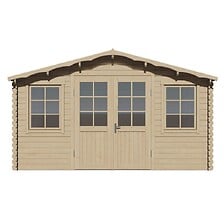 BEAU RIVAGE Abri de jardin TIGNES de 13 m² en b...