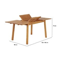 BEAU RIVAGE BEAU RIVAGE Ensemble table et chaises de jardin PRATO 6 places en bois d' ... code EAN 3584179090026 