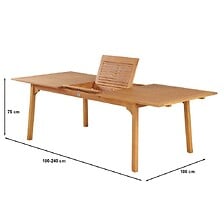 BEAU RIVAGE Ensemble repas de jardin SORA 8 pla...