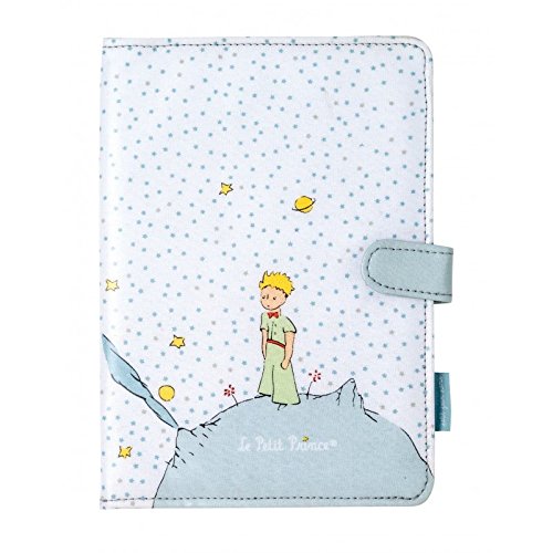 Protège carnet de santé petit prince - bleu clair