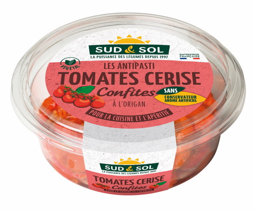 SUD & SOL TOMATES CERISES CONFITES code EAN 3585510021020 