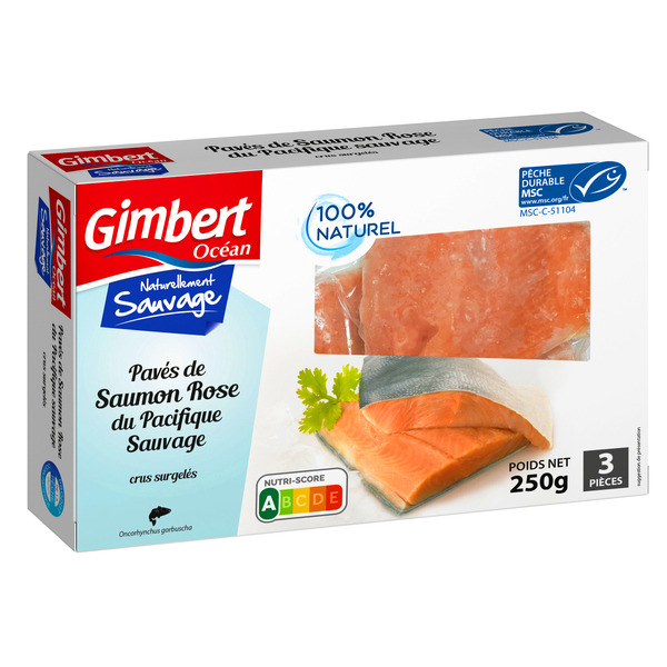 PAVÉS DE SAUMON ROSE DU PACIFIQUE SAUVAGE MSC S...