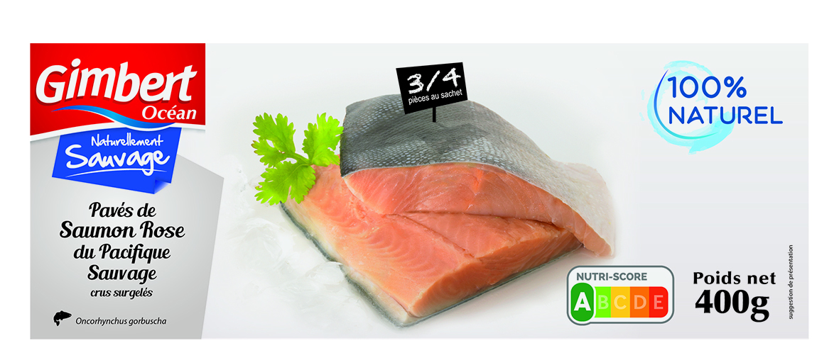 PAVÉS DE SAUMON ROSE DU PACIFIQUE SAUVAGE SURGELÉS