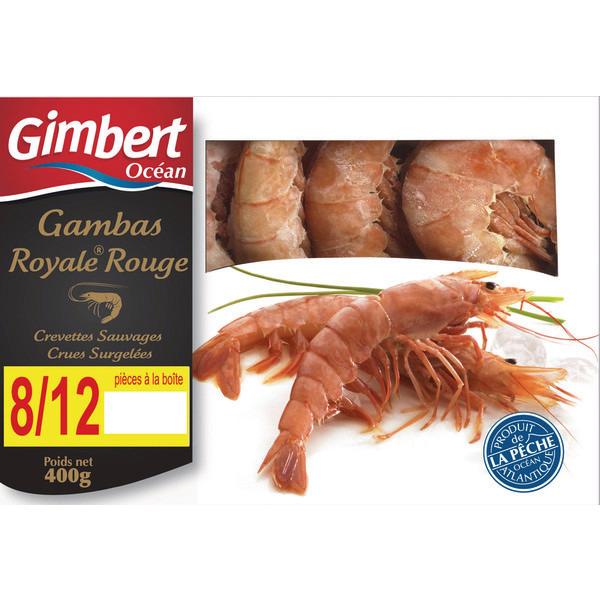Gambas Royale Rouge crues surgelées