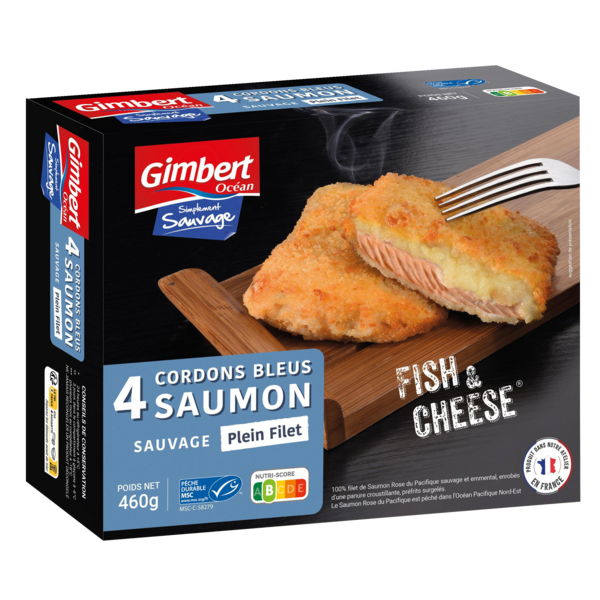 GIMBERT CORDON BLEU DE SAUMON 
 code EAN 3586415332518 
