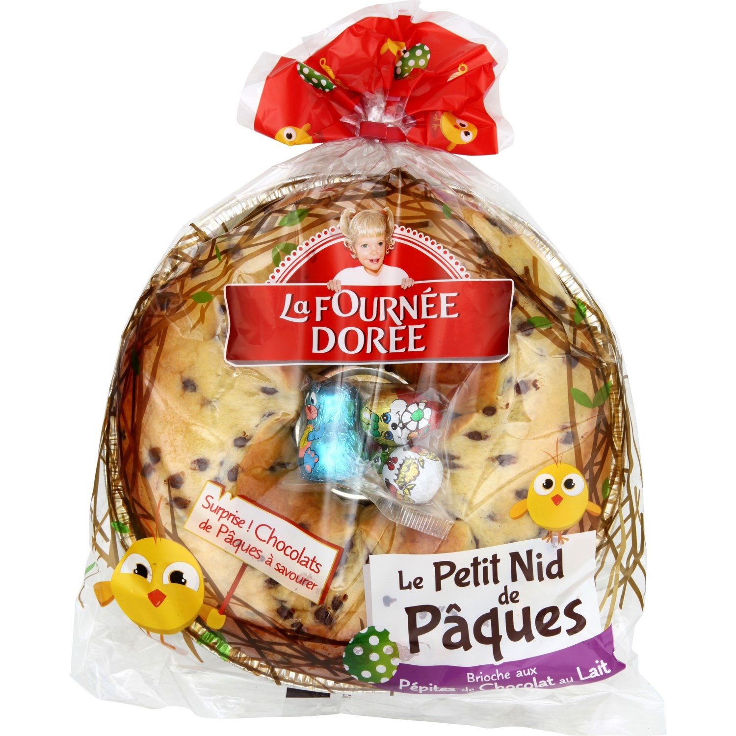 Brioche pépites chocolat au lait LA FOURNEE DOREE