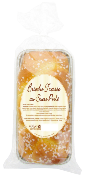 BRIOCHE TRESSÉE AU SUCRE
