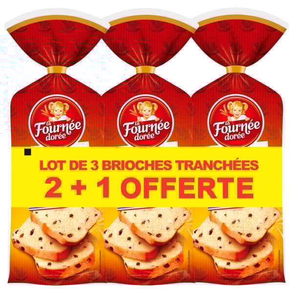  Brioches Tranchées Pépites De Chocolat La Fournée Dorée code EAN 3587220003884 