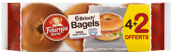  Brioch'bagels La Fournée Dorée code EAN 3587220005994 