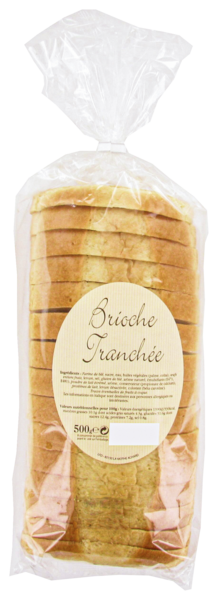 BRIOCHE TRANCHÉE NATURE
